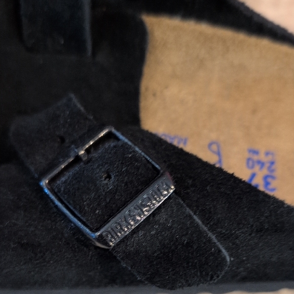 Birkenstock Black Suede Clogs - Picture 9 of 9